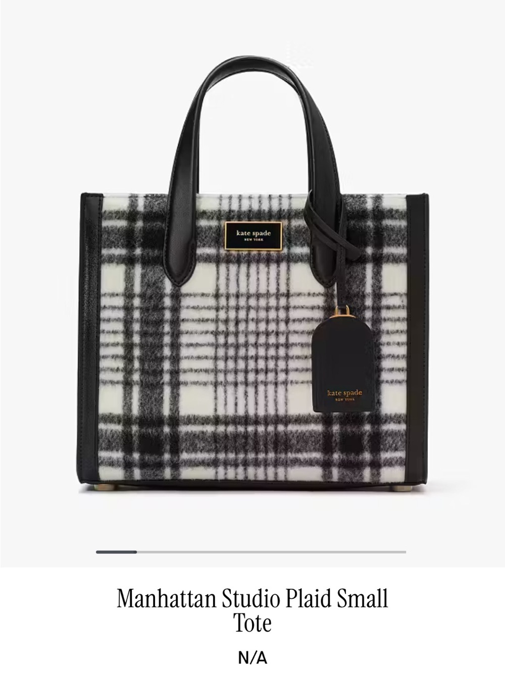 kate spade new york Manhattan Studio Plaid Fabric